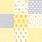 Set of baby  patterns. Seamless  pattern vector.  Design elements.