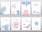 Set of baby shower invitation cards,birthday cards,poster,template,greeting cards,cute,birds,elephants,rats,animal,Vector illustra