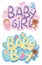 Set of baby sticker