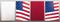 Set of Backgrounds with USA flag. Vector grange illustration.