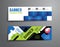 Set of banner template vector design.graphic or website layout.