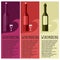 Set of banner for winemaking industry winemaking objects. V