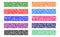 Set Banners web or web header, colorful, original