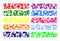 Set Banners web or web header, colorful, original