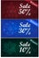 A set of banners with winter discounts. Winter sale. Banners with winter discounts. Winter sale 3. Winter sale offer, banner templ