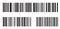 Set of barcodes, QR-codes, Realistic barcode icons. Vector illustration for your design