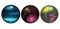 SET BEAUTIFUL GALAXY GEMS VECTOR ICONS eps