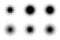 Set of black halftone circles. Pop art texture made of spots. Vector round dots gradient