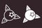 Set of blueberry/ bilberry/ blackberry/ Huckleberry flat icon