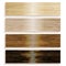 Set the boards of various wood. Laminated flooring. Wooden background. Wood texture. illustration