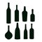 Set of bottle icons.
