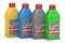 Set of Brake Fluid Bottles, 3D rendering