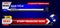 Set of breaking news template tv or banner template hot news for broadcasting or live report streaming television concept