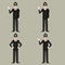 Set of British Police men