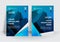 Set of brochure, annual report, flyer design templates in A4 size. Vector illustrations for business presentation, business paper