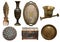 Set of bronze antique items