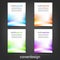 Set of business flyer template, corporate banner or cover design