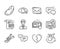 Set of Business icons, such as Businessman person, Employees messenger, Text message. Vector