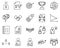 Set of business managmant icon set business growth, business, success icon Business managmant vector icon