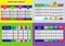 set of business price plan or comparsion table price chart or banner of tariff plan concept. eps 10 vector -