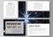 Set of business templates for presentation slides. Easy editable abstract vector layouts in flat design. Sacred geometry
