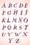 Set of Calligraphy Alphabet
