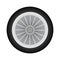 Set of car wheels. Automotive tires. Wheel disk icon isolated on white background. Automobile rims design