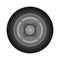 Set of car wheels. Automotive tires. Wheel disk icon isolated on white background. Automobile rims design