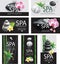 Set of cards for SPA salon