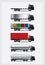 Set of Cargo Trucks Transportation with Container isolated