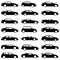Set of cars vector