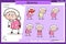 Set of Cartoon Old Grandma Character Various Expressions Vector Illustration