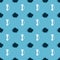 Set Check engine and Signal horn on vehicle on seamless pattern. Vector