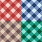 Set checkered seamless diagonal background