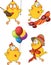 Set of Chicken Cartoons