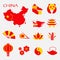 Set of China Infographic icons