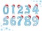 Set of Christmas numbers