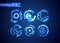 Set of Circle Abstract Digital Technology UI Futuristic HUD Virtual Interface Elements Sci- Fi Modern User For Graphic Motion, Th