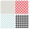 Set of classic seamless pattern, vector