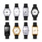 Set of classic watches. Vector illustration