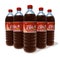 Set of cola drinks in plastic bottles