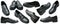 Set collections of Mens black leather shoes