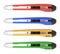 Set of color stationery knifes.