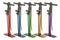 Set of colored high pressure hand pumps, 3D rendering