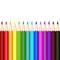 Set of colored pencils, illustration