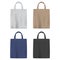 Set of colored vector bags with handle