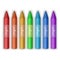 Set Of Colorful Crayons. Wax Pencils Collection. Isolated on white background. Vector illustration in realism style