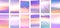 Set of colorful hologram banner. Abstract holographic wavy gradient mesh color backgrounds