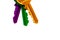 Set of colorful keys