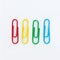 Set of Colorful paperclip